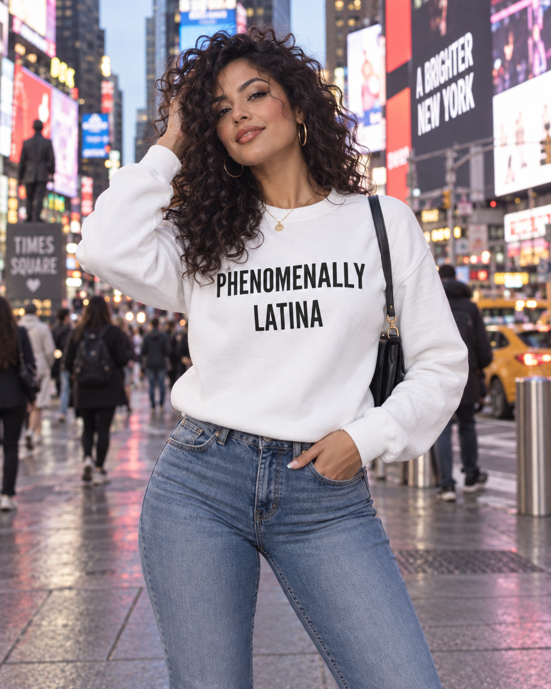 Phenomenally Latina Sweatshirt | Latino Pride Crewneck