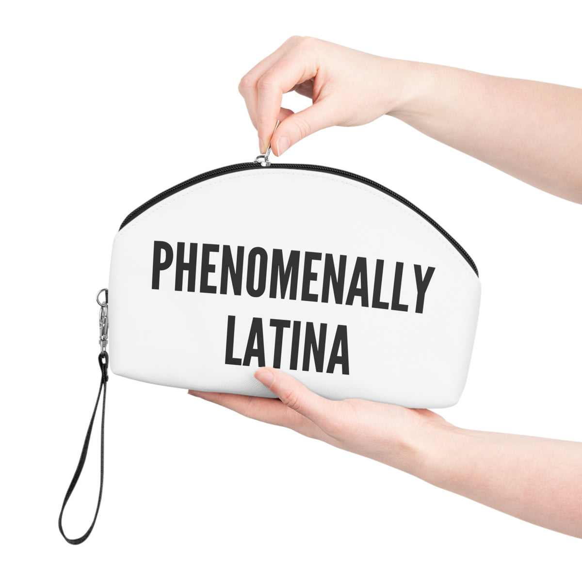 Phenomenally Latina Makeup Bag | Bold Text Cosmetic Pouch