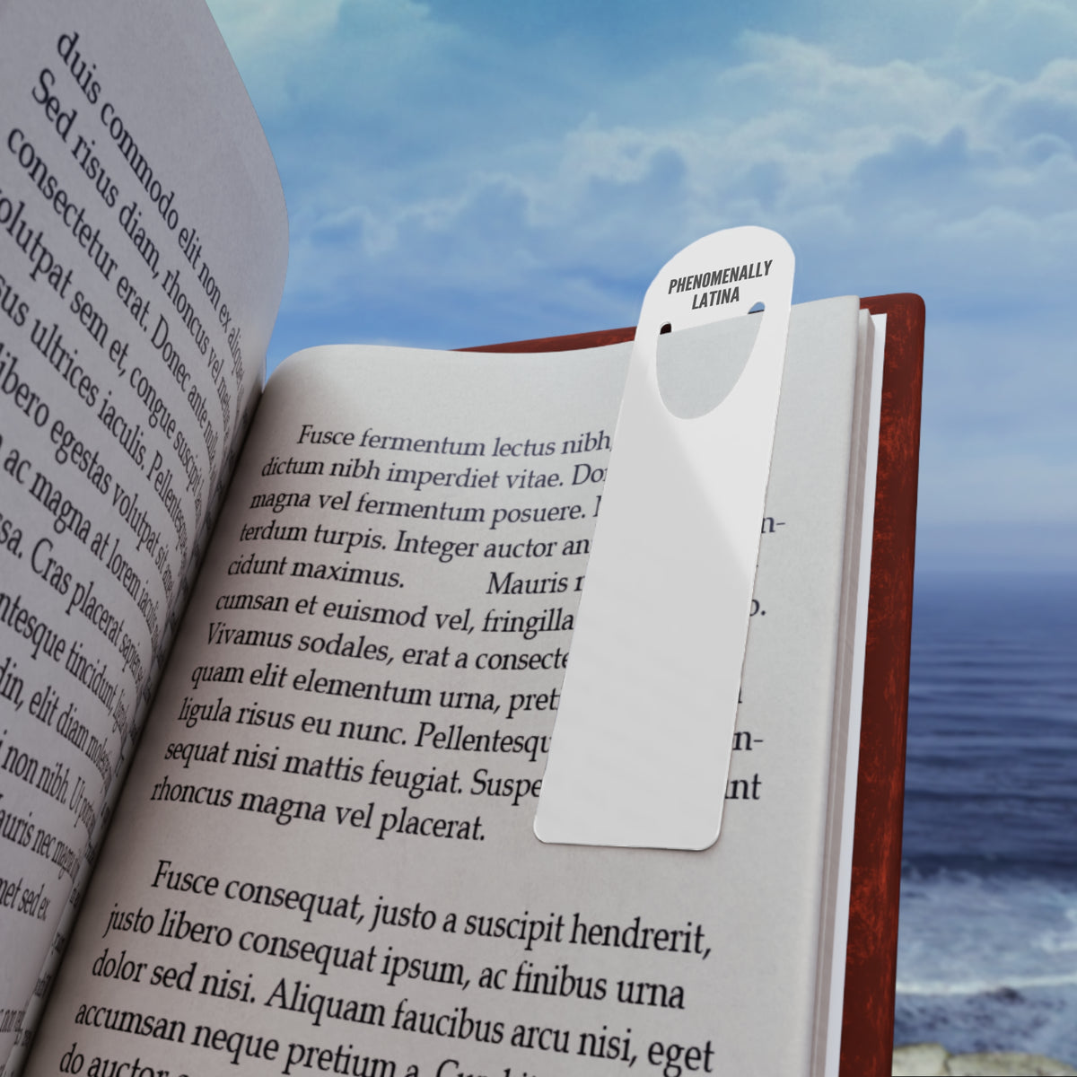 Phenomenally Latina Bookmark | Metal Page Marker, Literary Pride