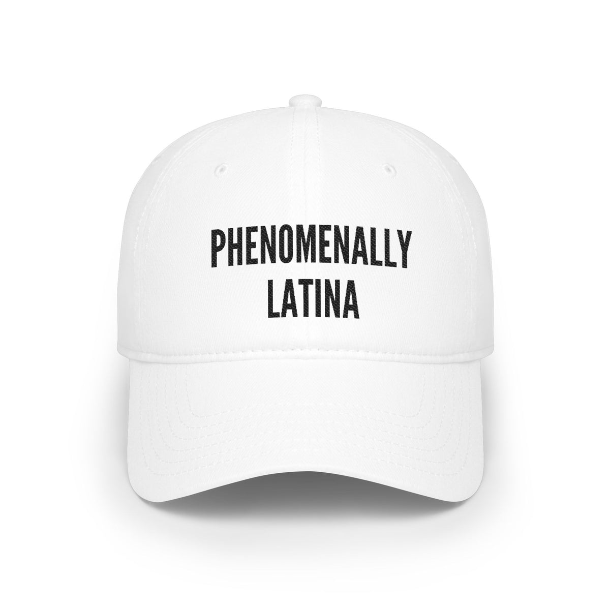 Phenomenally Latina Baseball Cap | Embroidered Script, Cultural Pride