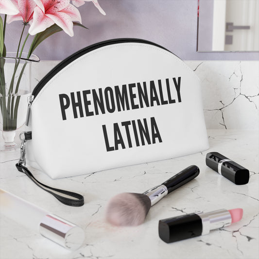 Phenomenally Latina Makeup Bag | Bold Text Cosmetic Pouch