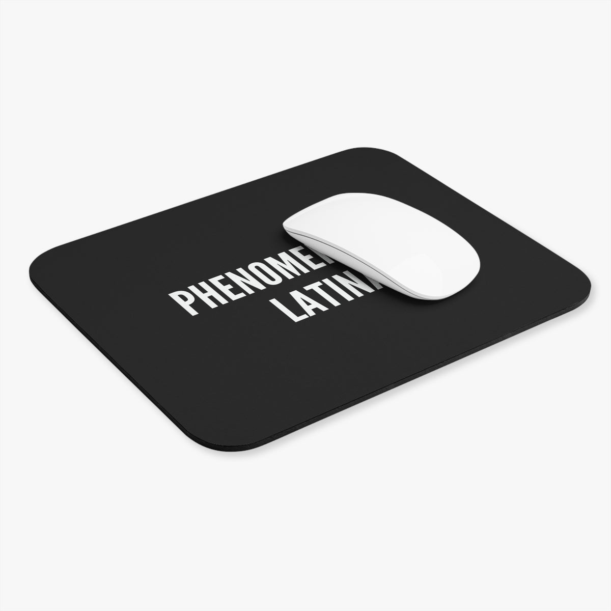 Phenomenally Latina Mouse Pad | Black Rectangular Desk Mat