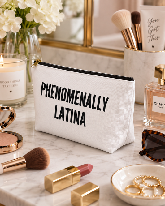 Phenomenally Latina Accessory Pouch | T-Bottom Makeup Bag