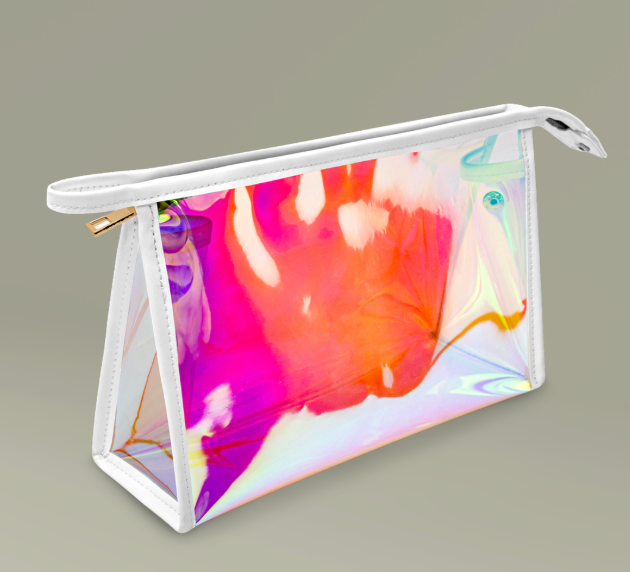 Phenomenally Latina Makeup Bag | Holographic Cosmetic Pouch