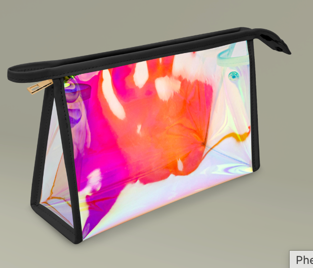 Phenomenally Latina Makeup Bag | Holographic Cosmetic Pouch