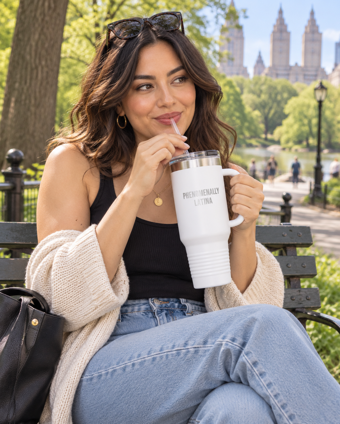 Phenomenally Latina Travel Mug | 40oz Insulated Tumbler