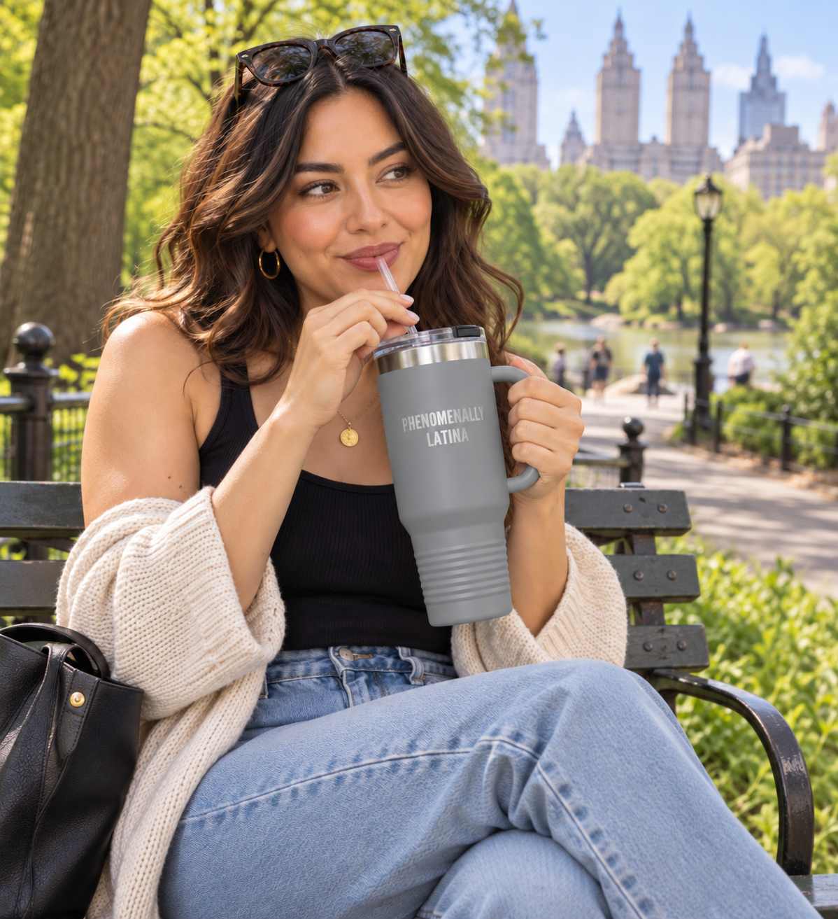 Phenomenally Latina Travel Mug | 40oz Insulated Tumbler
