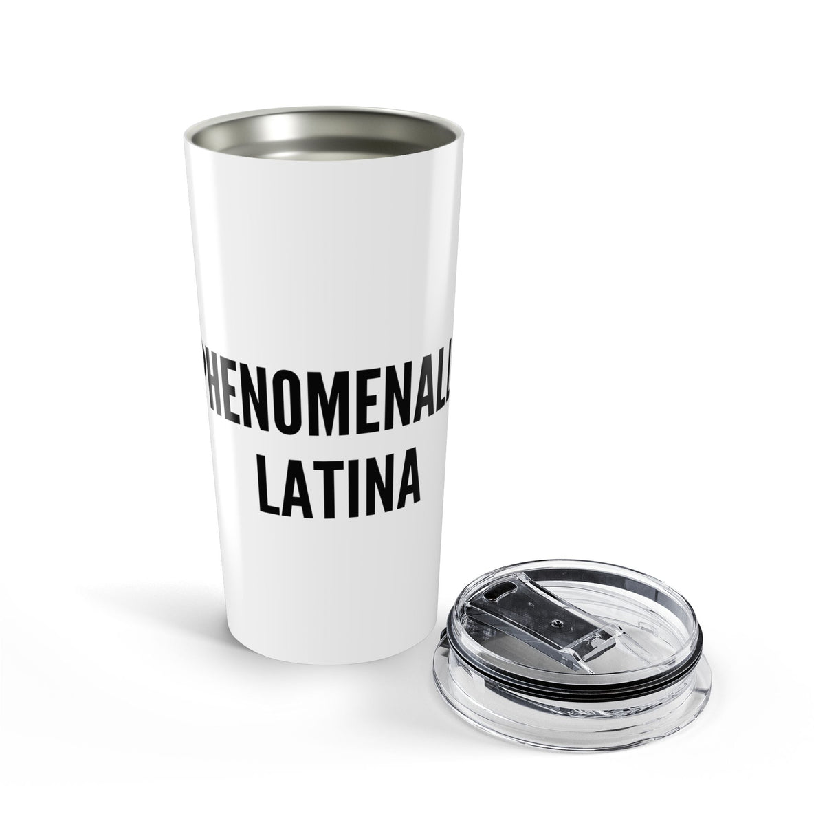 Phenomenal Latina Tumbler 20oz | Bold Typography Travel Cup