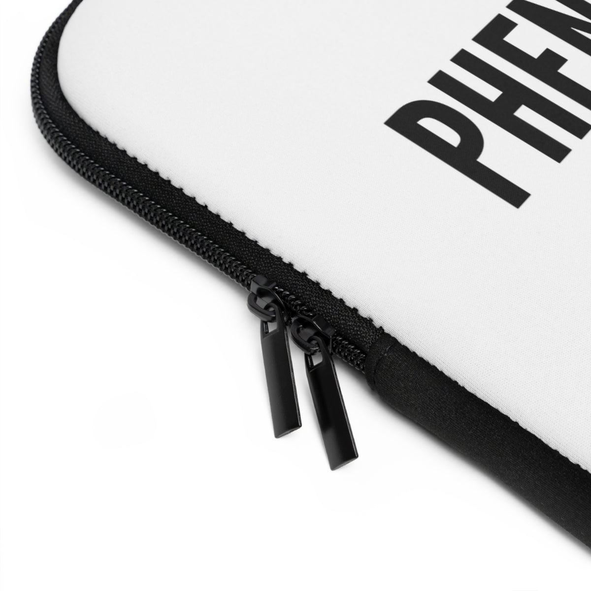 Phenomenally Latina Laptop Sleeve | Bold Text, Minimalist Design