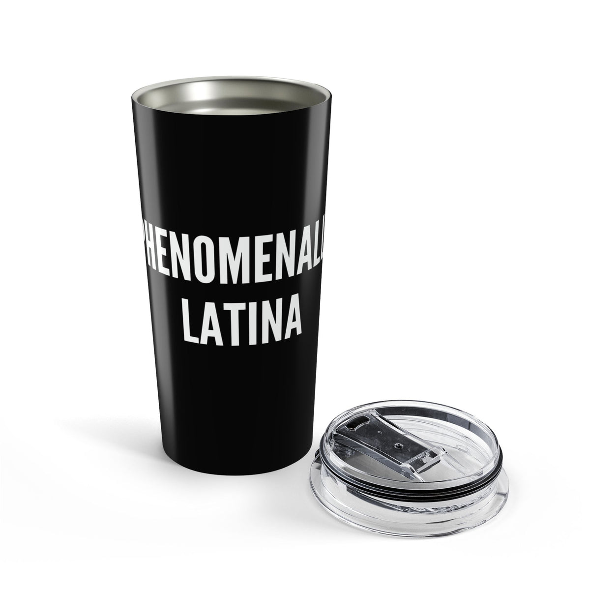 Phenomenal Latina Tumbler 20oz | Black Stainless Steel Travel Cup