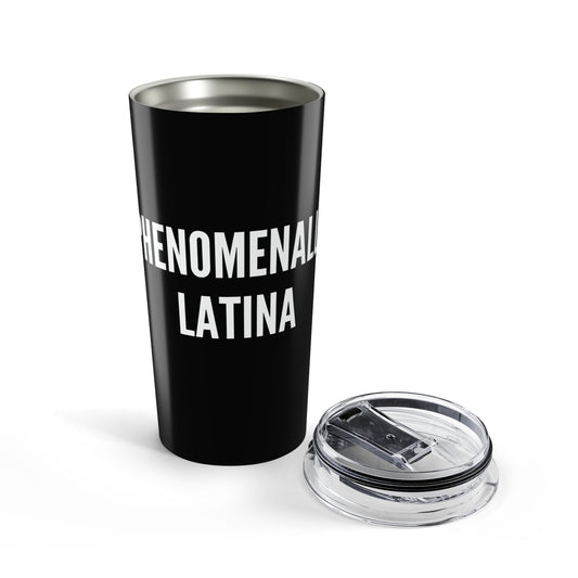 Phenomenal Latina Tumbler 20oz | Black Stainless Steel Travel Cup